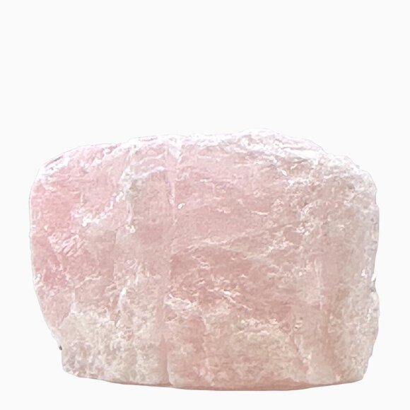 Natural Crystal Bookends, Rose Quartz, Natural Characteristics, Pink Decor (BA) - Picture 2 of 10